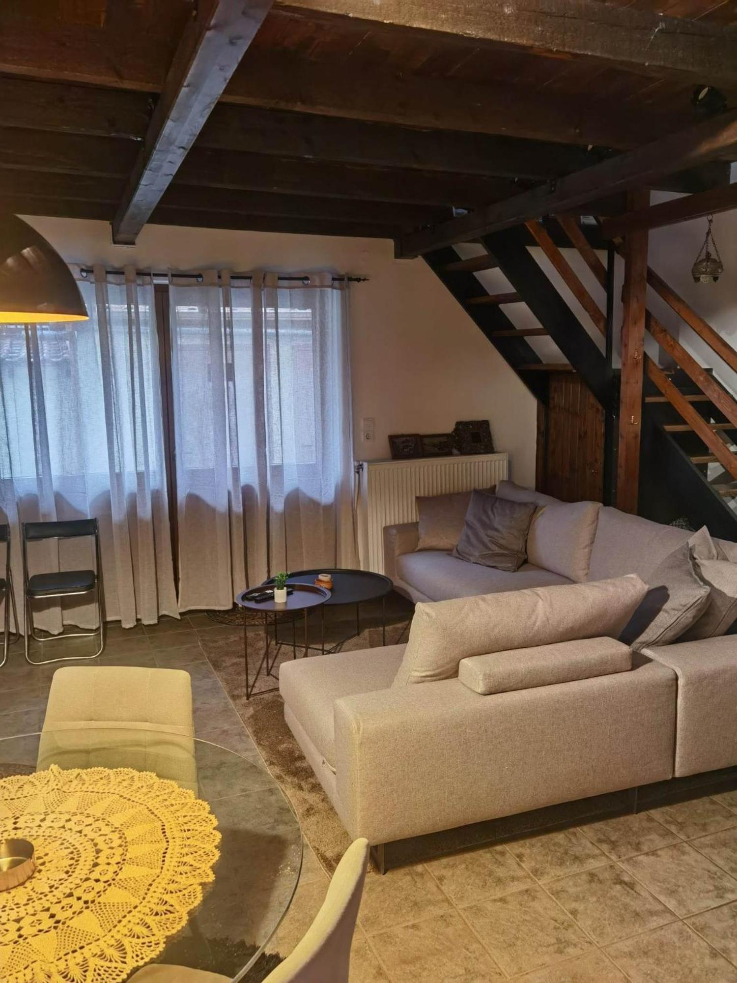 Traditional Stone Cottage In Palio Elatohori Экстерьер фото